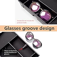 Vista 6 de Compatible con accesorios Toyota Tundra Organizador de bandeja de consola central para Tundra 2007-2020 2021, bandeja de almacenamiento secundario