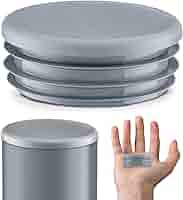 5 Tappi Alettati Tondi 120 Mm Bianchi - Per Tubi, Protezione Estremità, Plastica PE - Foto 2