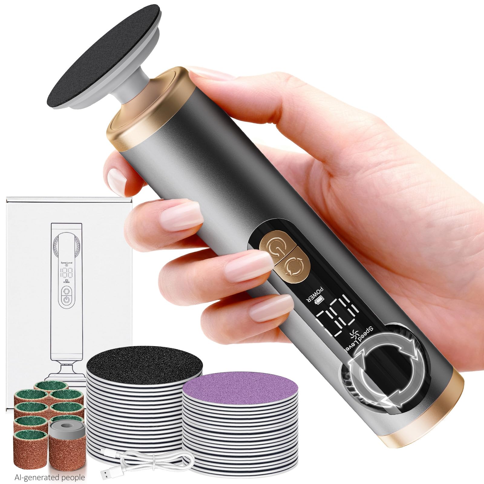 Upgraded FSA HSA Electric Callus Remover