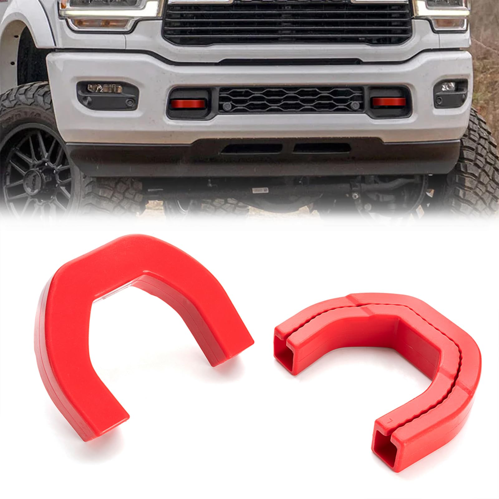 Tow Hook Covers Fits For Dodge RA 1500 2019-2025 ,Front Tow - Want It All