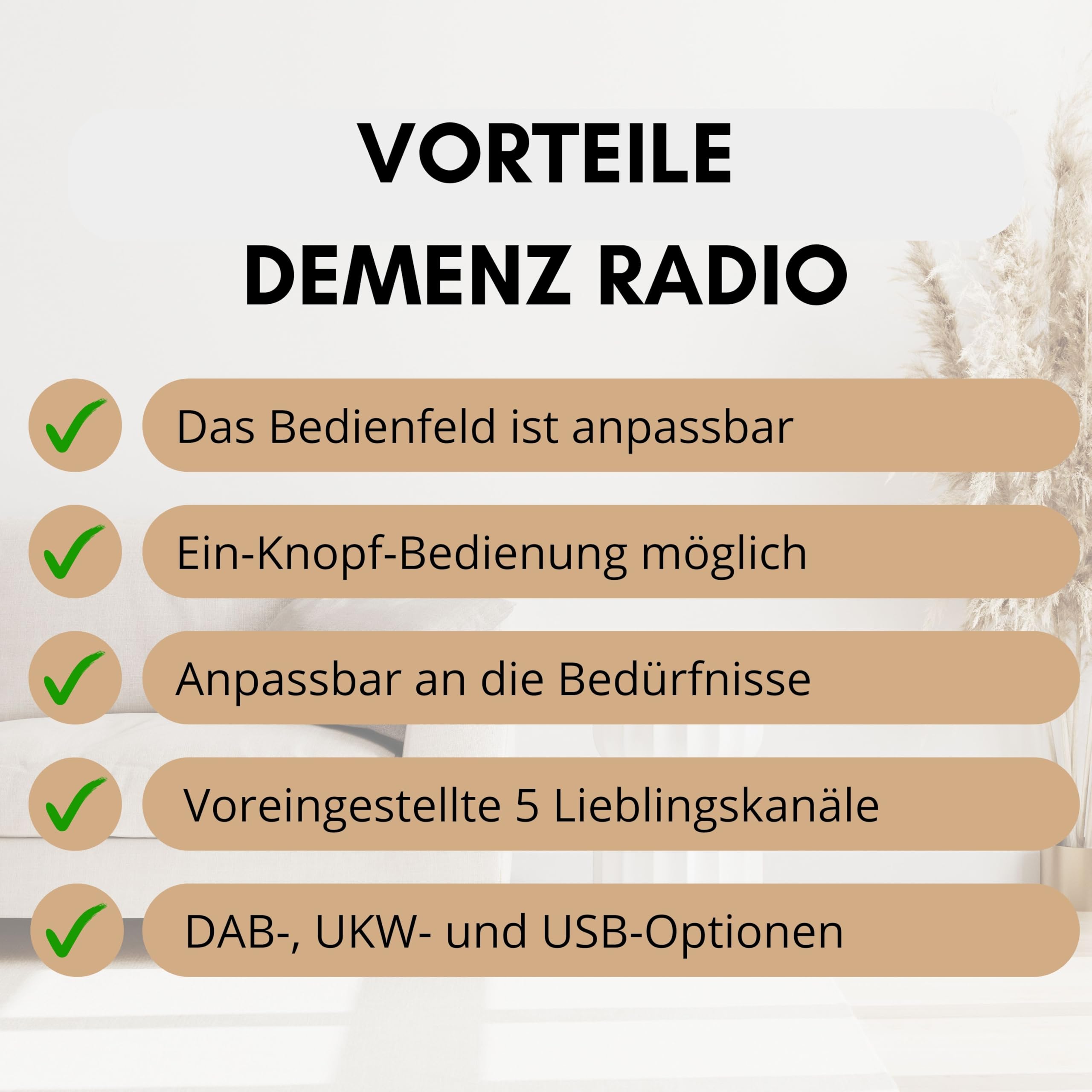 Unvergesslicher Digital-Radio DAB/DAB+ FM und Musik-Player, der sich an alle Altersgruppen und Fähigkeiten anpasst.