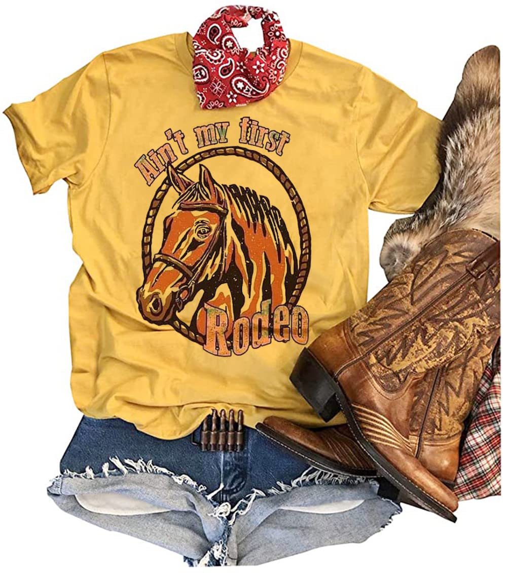 I Should Have Been A Cowboy Tshirt Women Retro Western Graphic Shirt Rodeo Shirts Country Western Cowgirl Tee Tops