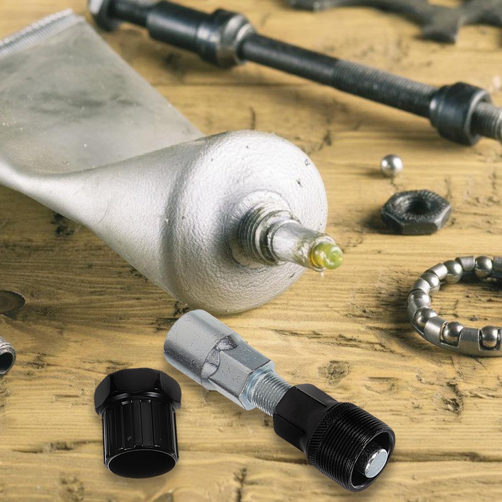 Estrattore Pedivella Bici in Metallo Temprato Utensile per Smontaggio Braccio e Resistente e Facile Usare per Manutenzione