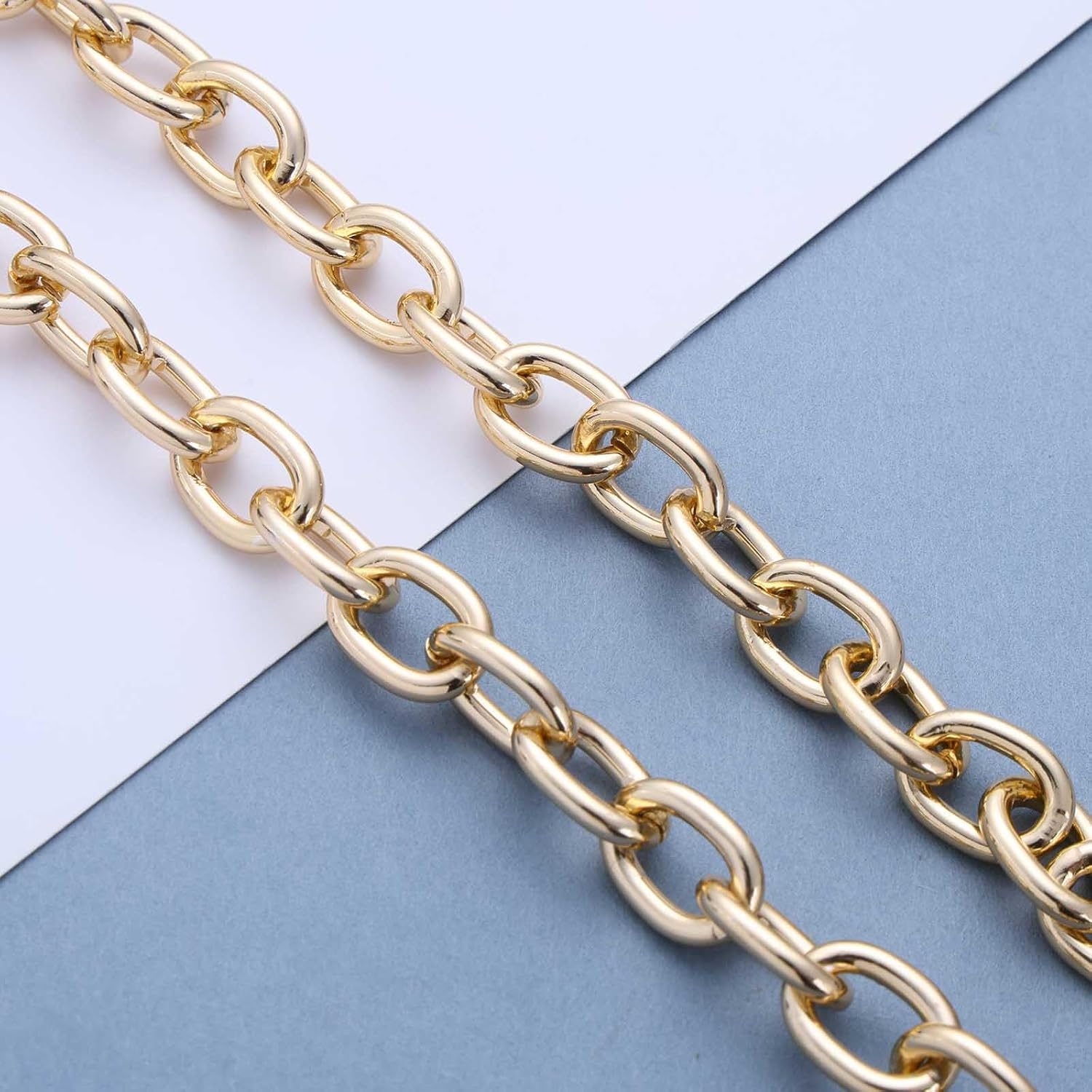 Andelaisi Punk Chunky Link Chain Necklace Thick Curb Chain Necklaces Choker Gothic Cuban Thick Necklaces Gold Cuban Link Necklaces for Women - Image 6
