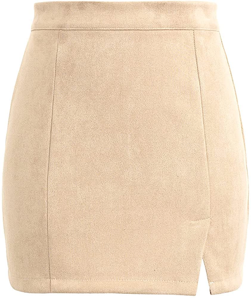 Girl's Faux Suede Mini Skirt 611-image-26
