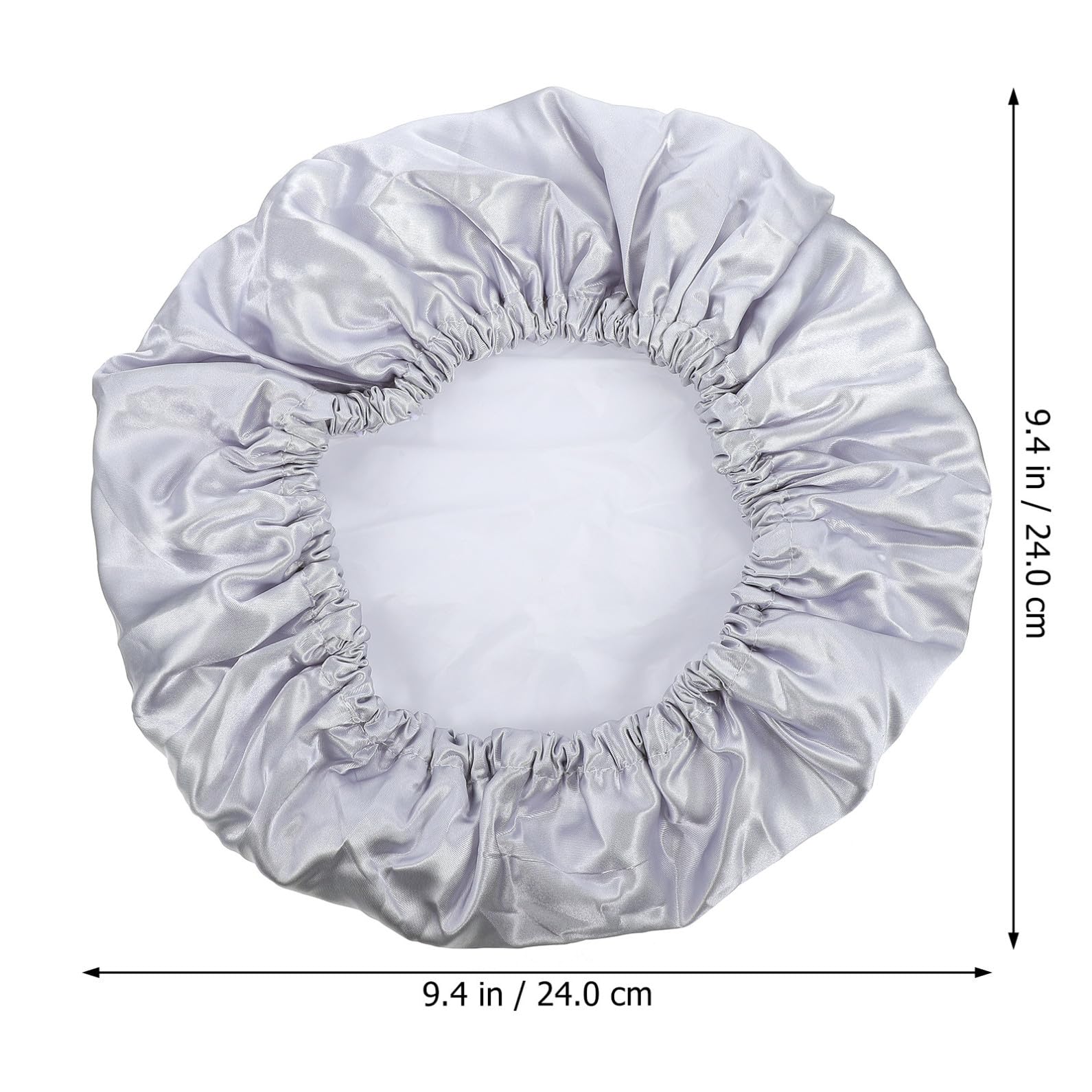 3 piezas Gorro de Ducha Reutilizable para Doble Capa de Peva y Satén para el y Mantener el Cabello al Dormir