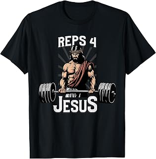 Reps 4 Jesus Epic Christian Gym T-Shirt