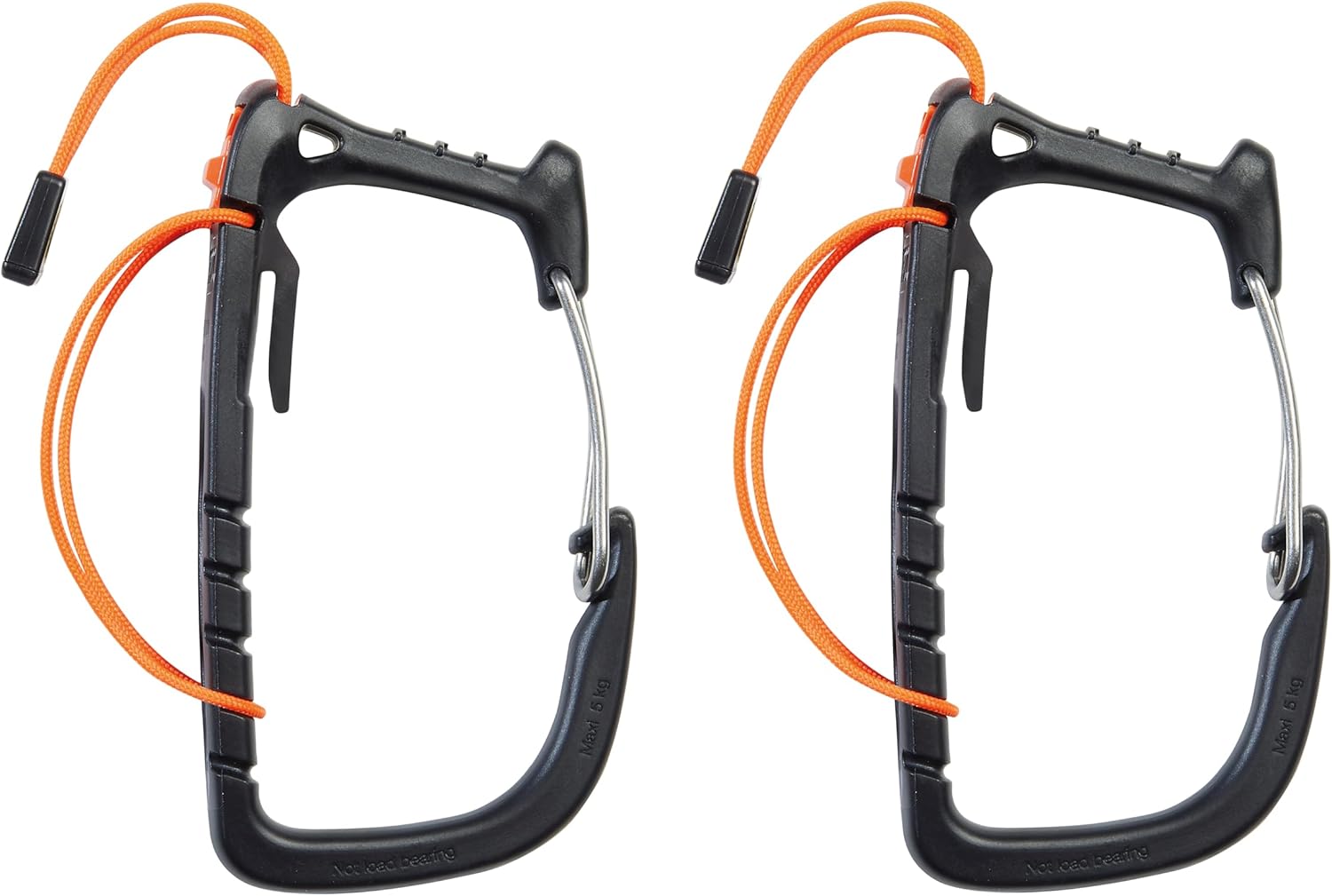 PETZL CARITOOL EVO Tool Holder - Universal Ice Screw Holder Adaptable to Any Harness, for Ice Climbing or Mountaineering Gear