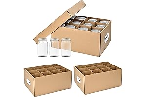 3 Pcs Canning Jar Storage Boxes