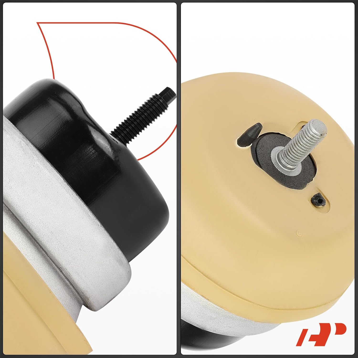 A-Premium 2PCS Front Left and Right Engine Motor Mount Kit Compatible with Jaguar XJ8/XJR/Vanden Plas 2004-2005, S-Type 2000-2008, Super V8 2005 & Ford Thunderbird 2002-2005 & Lincoln LS 2000-2006