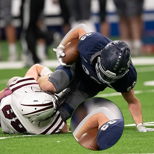 Miniatura 10 de 4 cintas deportivas de césped de fútbol extra anchas para césped atlético, impermeable, flexible, para brazos, cinta adhesiva para atletas y