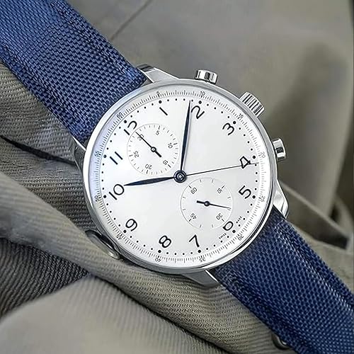 Miniatura 9 de Ritche - Banda de reloj de tela de vela de liberación rápida, compatible con bandas de reloj Timex  Seiko  Fossil  Citizen para hombres y mujeres