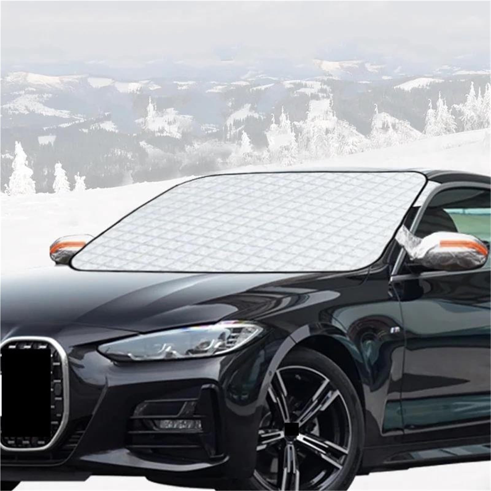 per BMW per Serie 4 F32 F33 F36 G22 G26 Parabrezza per Auto Copertura da Neve per Neve E Ghiaccio Copertura Auto Telo Antighiaccio