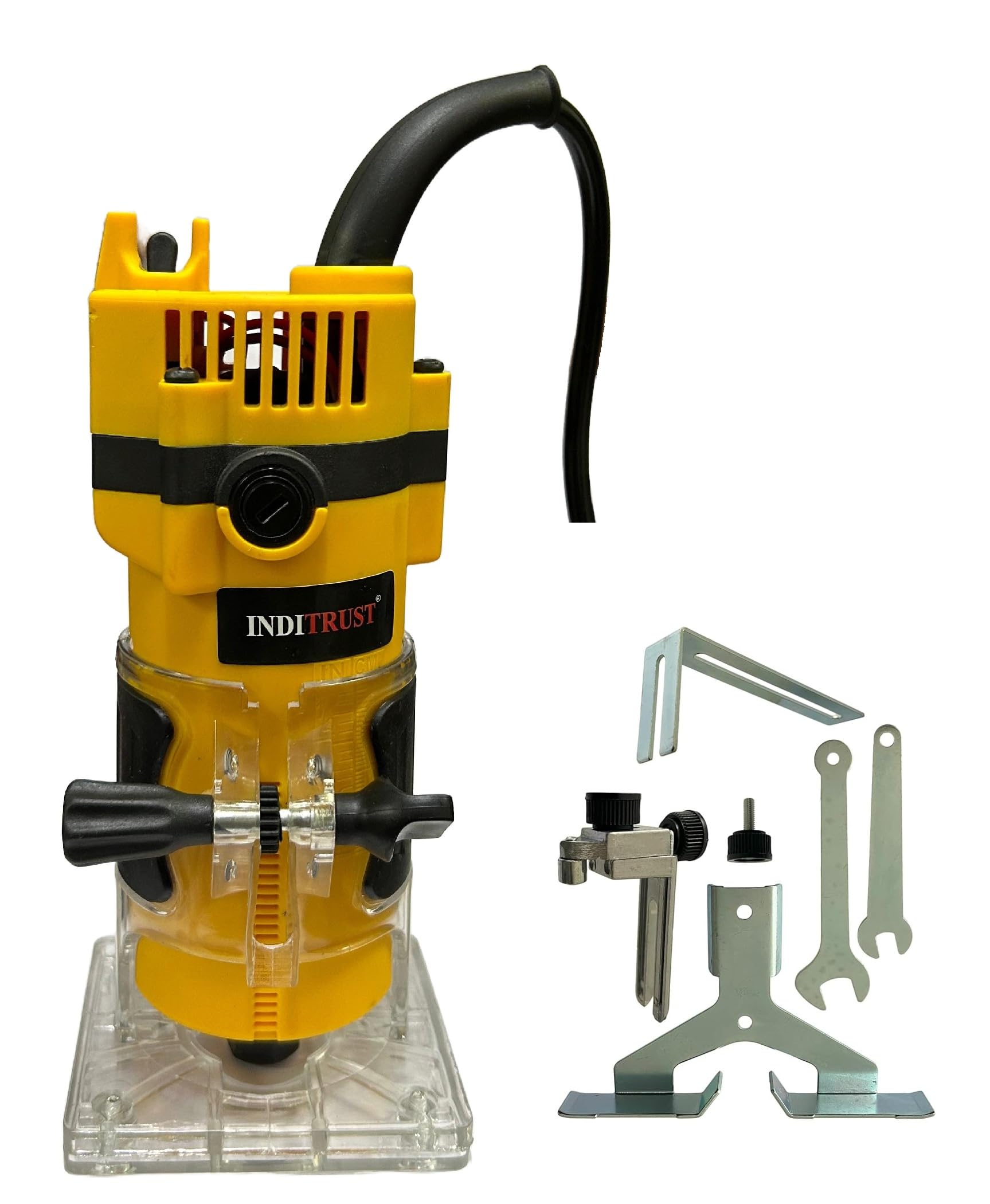 Inditrust Professional Palm Router 30000 RPM 6.35mm Trimmer 700W Machine Tool with 6 MONTHS WARRANTY
