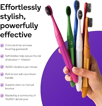Burst Nova Toothbrush (Blue) | Sonic Powered Teeth Whitening