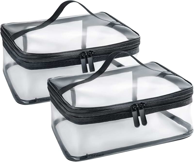 large clear toiletry bag