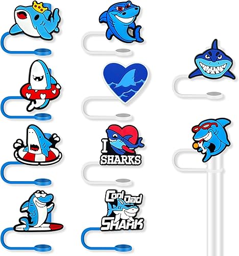 Miniatura 6 de 10 vasos con popote de juego para vaso Stanley, 0.394 in, protector reutilizable, puntas de popote para accesorios de taza (10 unidades, juego de