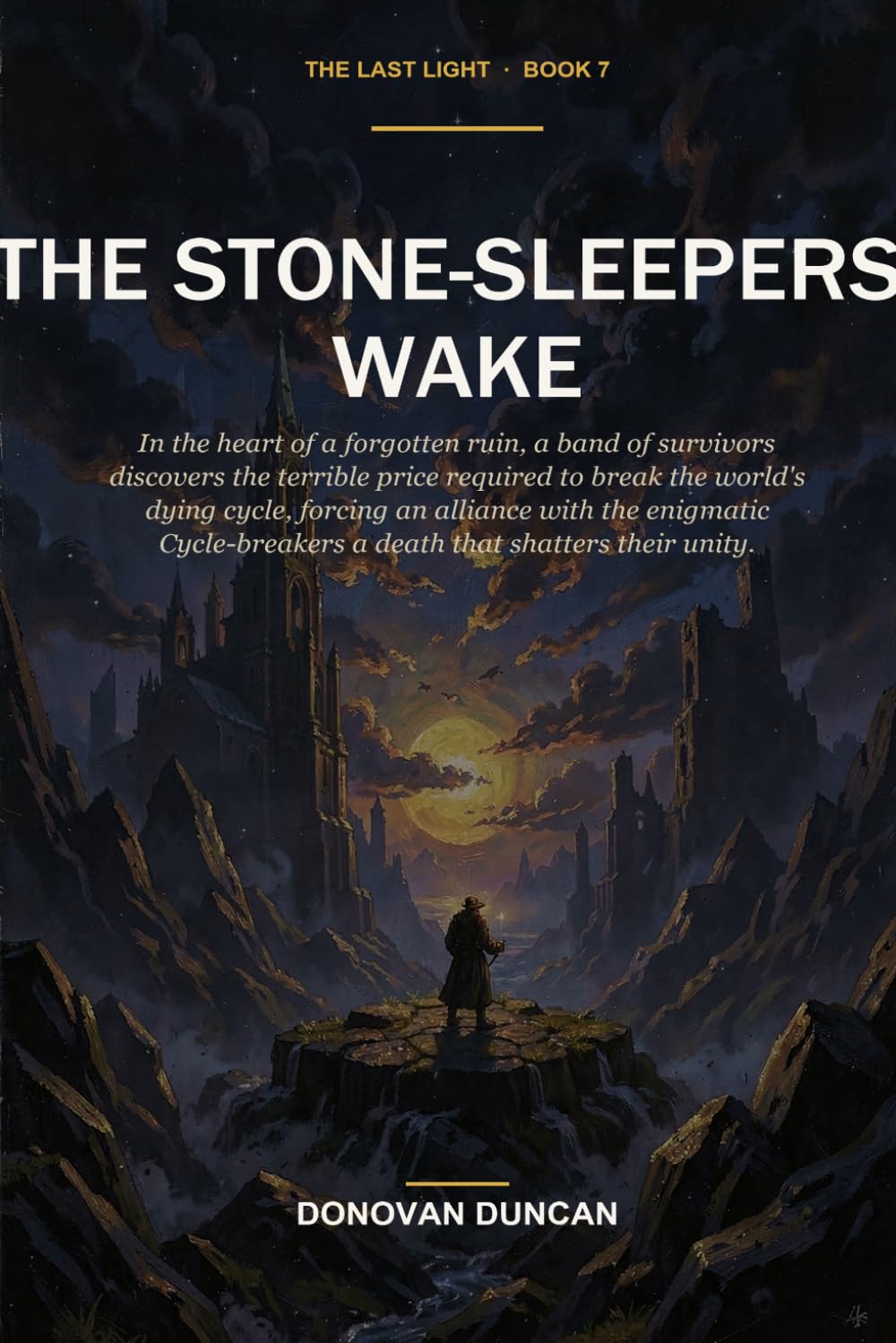 The Stone-Sleepers' Wake: In the heart of a forgotten ruin, a band of survivors discovers the terrible price required to break the world's dying ... the enigmatic Cycle-breakers (The Last Light)