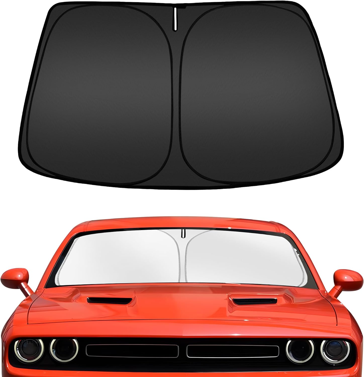 ARISMOTOR Windshield Sun Shade for Dodge Challenger 2015