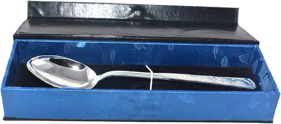 Buy KMJ 925 Pure Silver BIS Hallmarked Spoon for Baby Feeding