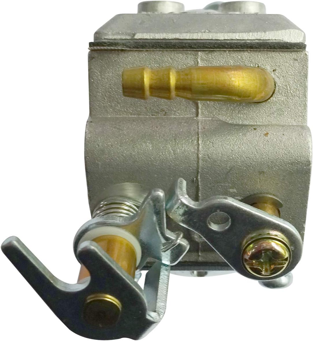 Generic Carburetor, front view showing linkage area