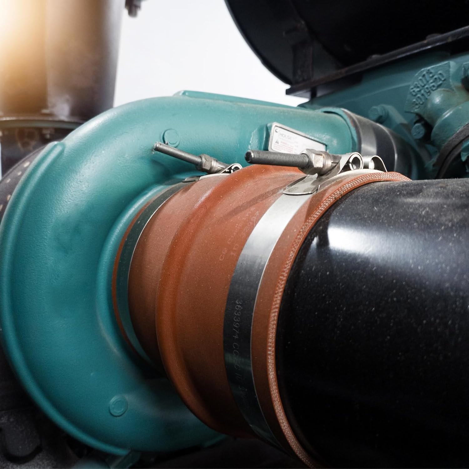 Hose Clamp with T-Screw, 304 Stainless Steel for Intake Soft Hose, Adjustment Range 65-75mm for 2.95" Hose ID, T-Type Clamps Silver