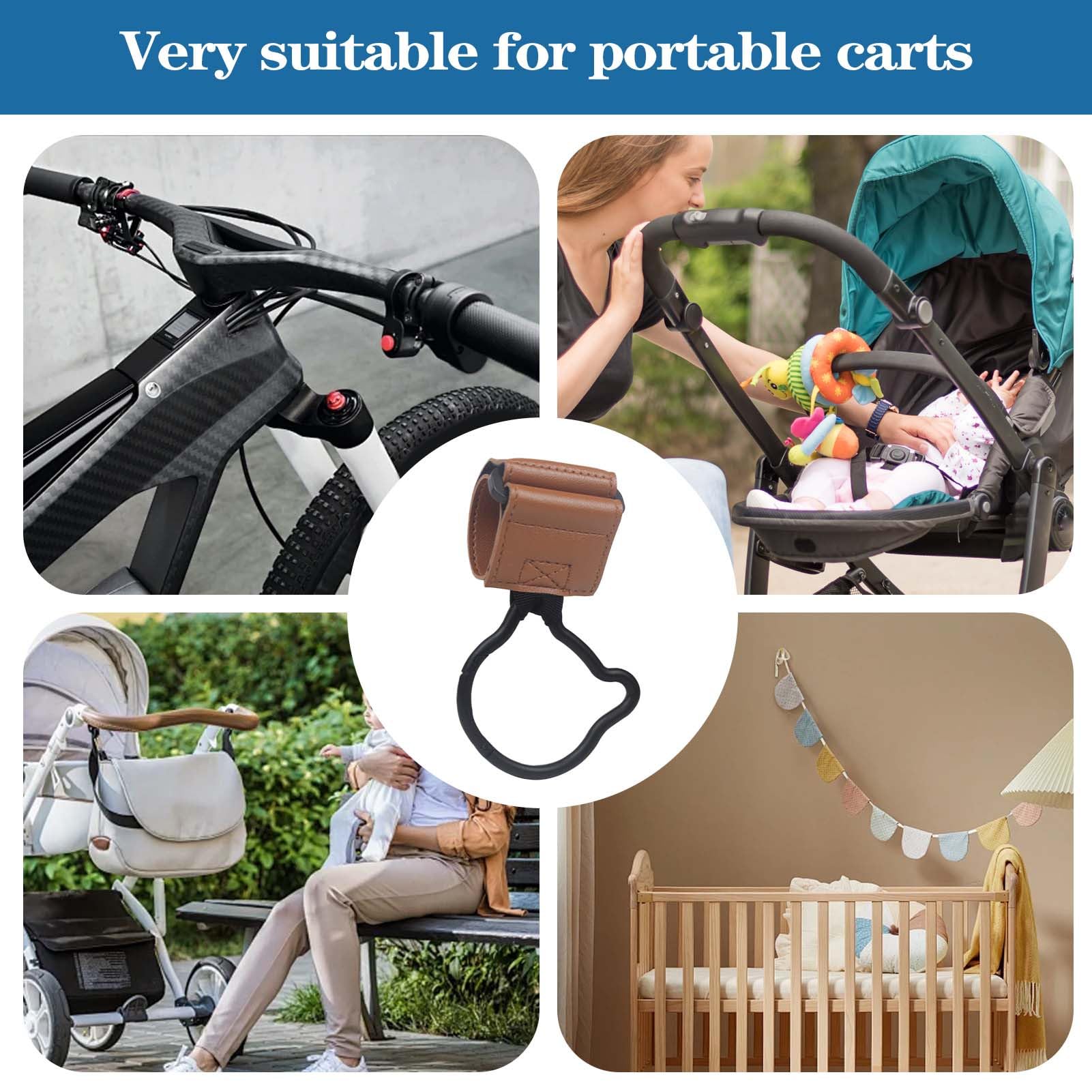 Kinderwagenhaken Für Taschen Aufbewahrung, Organizer, Haken, Karabiner, | Kinderwagen Organizer Haken für Windeltaschen, Handtaschen, Einkäufe, Einkaufstüten, Scooter, Buggys