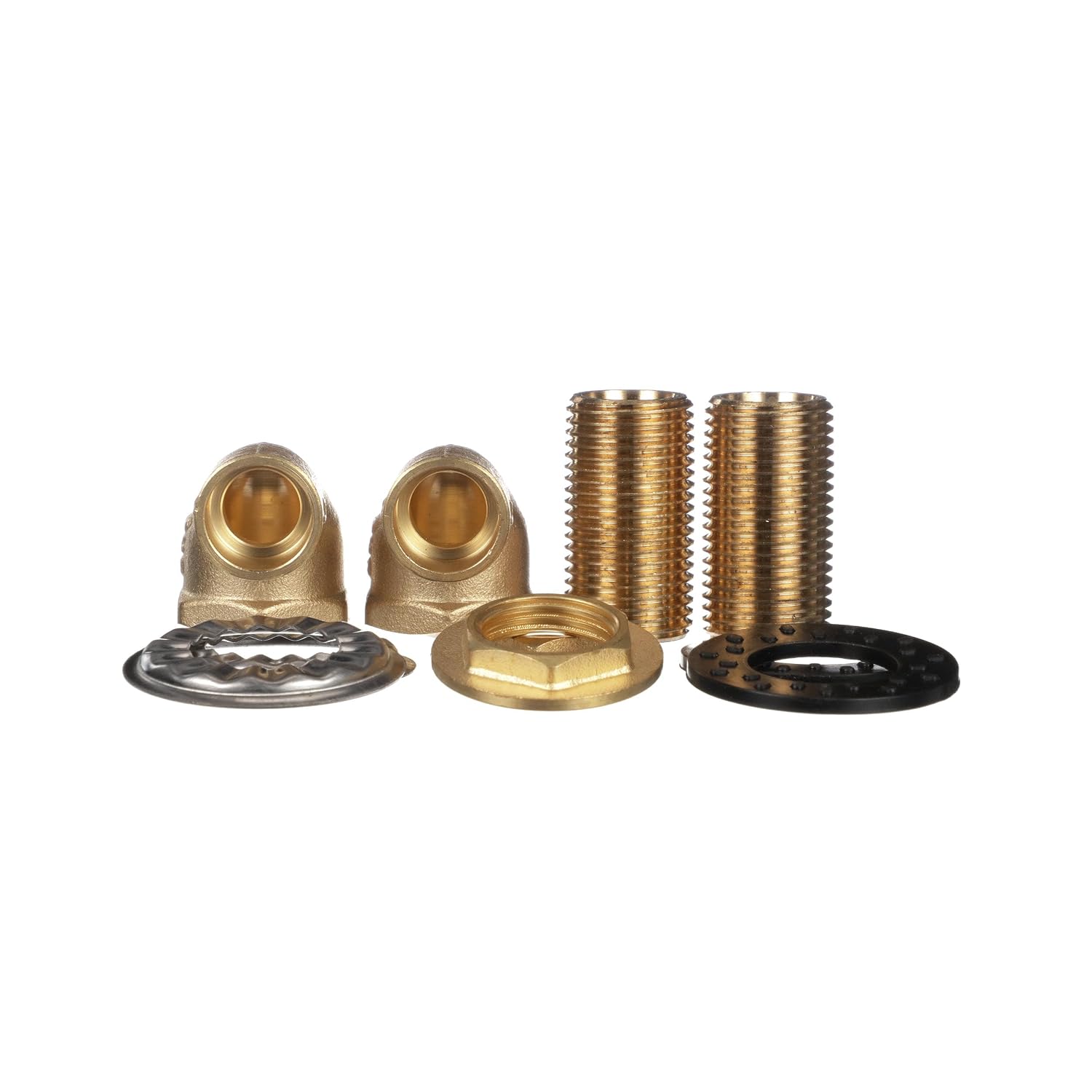 Wall Mount Faucet Mounting Kit for All 1/2" Wall or Splash Mount Faucets (Retail Package)