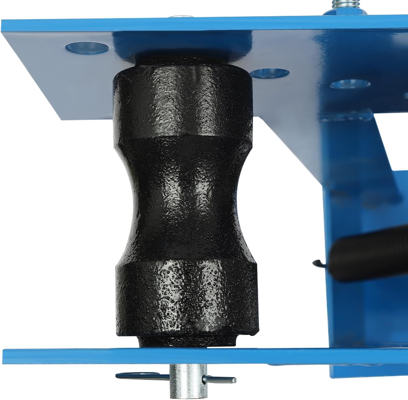 Hydraulic Pipe Bender, 16 Ton Manual Pipe Bending Machine with 8 Dies (1/2", 3/4", 1", 1-1/4", 1-1/12", 2", 2-1/2", 3") Adjustable Rollers 90-180 Degree for Pipe Laying, Maintenance (Blue)