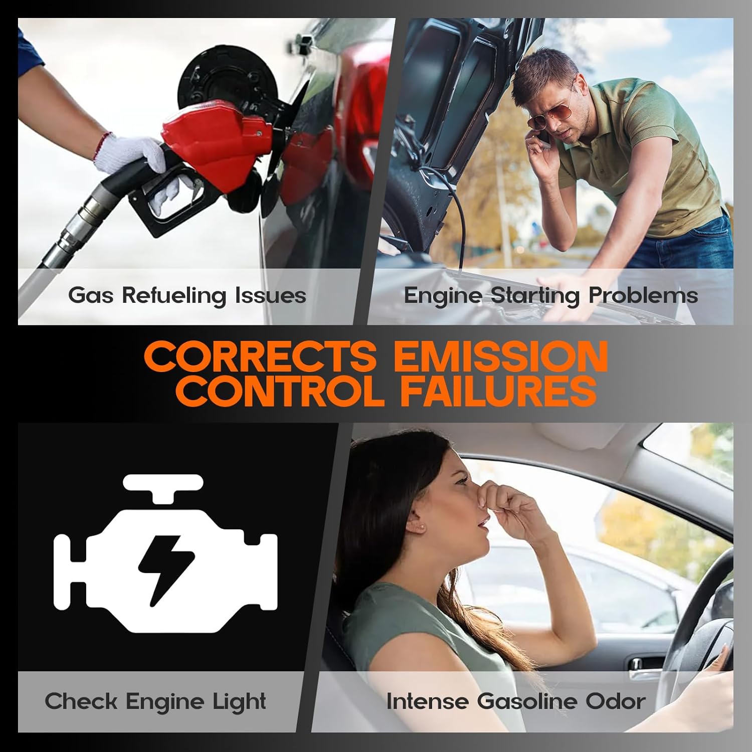 911-149 Fuel Evap Charcoal Vapor Canister for 2004-2016 Cadillac CTS/Escalade/SRX, Chevy Tahoe, GMC Yukon, 2004-2005 Buick Rendezvous. Replaces 215-464, 15109431, 911-149, 12573648