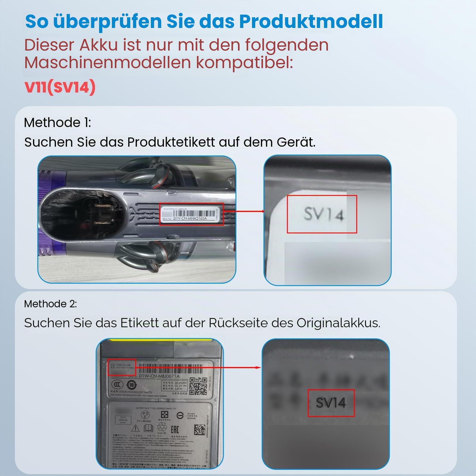 LabTEC V11 Li-Ionen-Akku für Dyson, 25,2 V 3900 mAh Ersatzakku für V11 (Schraubtyp) SV14 Absolute kabelloser Staubsauger mit LED + Filter + Bürste + Schraube (passt Nicht für Modelle mit Knopf)