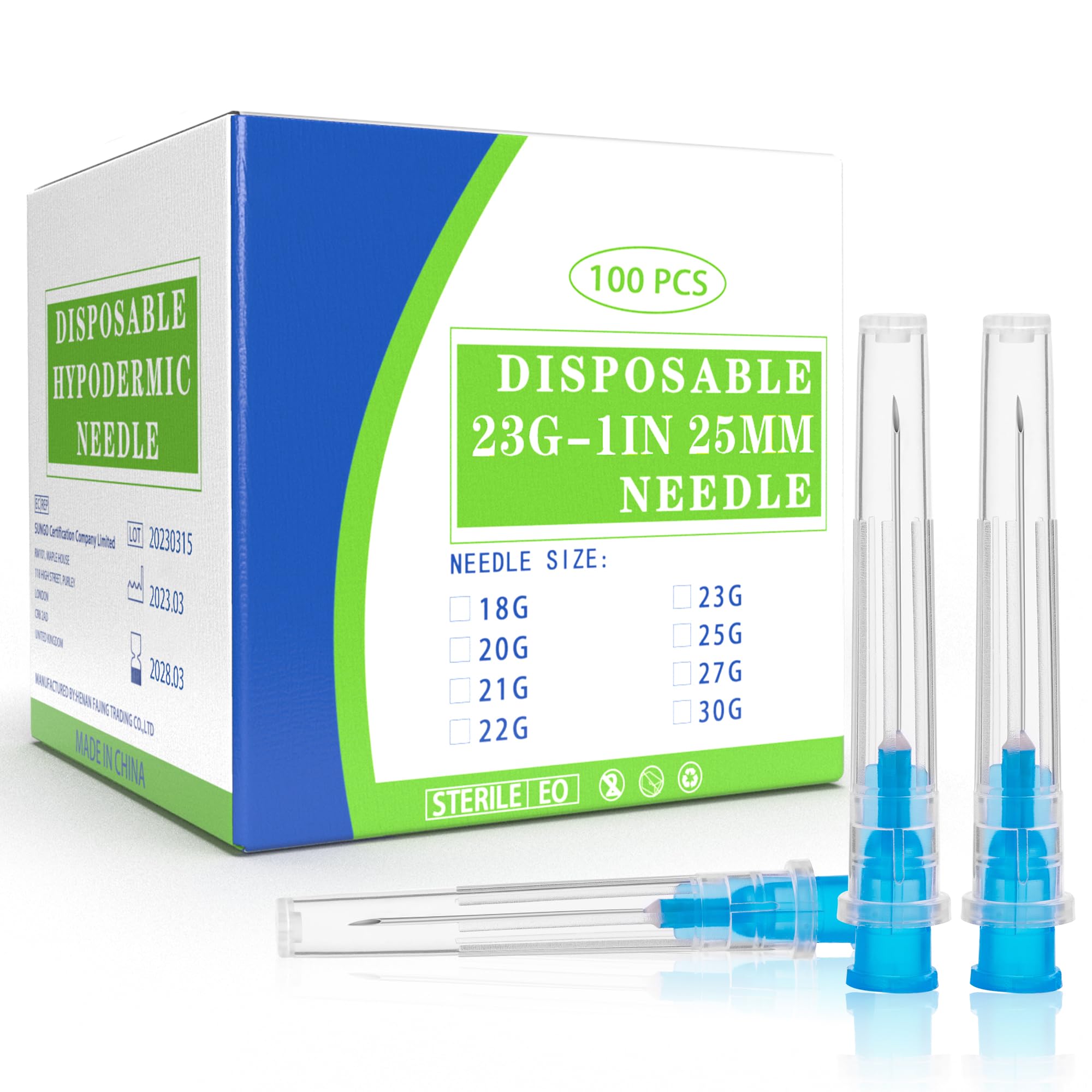 32Ga 5/32 Inch Luer Lock Needle Accessories with Cap for Scientific and Industrial, Individually Wrapped, 100 Pack — Amazon image 12