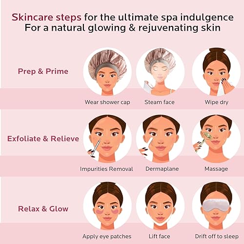 Miniatura 46 de Vaporizador facial nano-iónico, vapor caliente para sauna o SPA casero, humidificador, atomizador, para hombres y mujeres, humectante, destapa