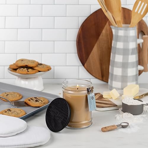 Miniatura 7 de Bridgewater Candle Vela en tarro perfumado de mezcla de cera de soja grande de 18 oz - recién horneado