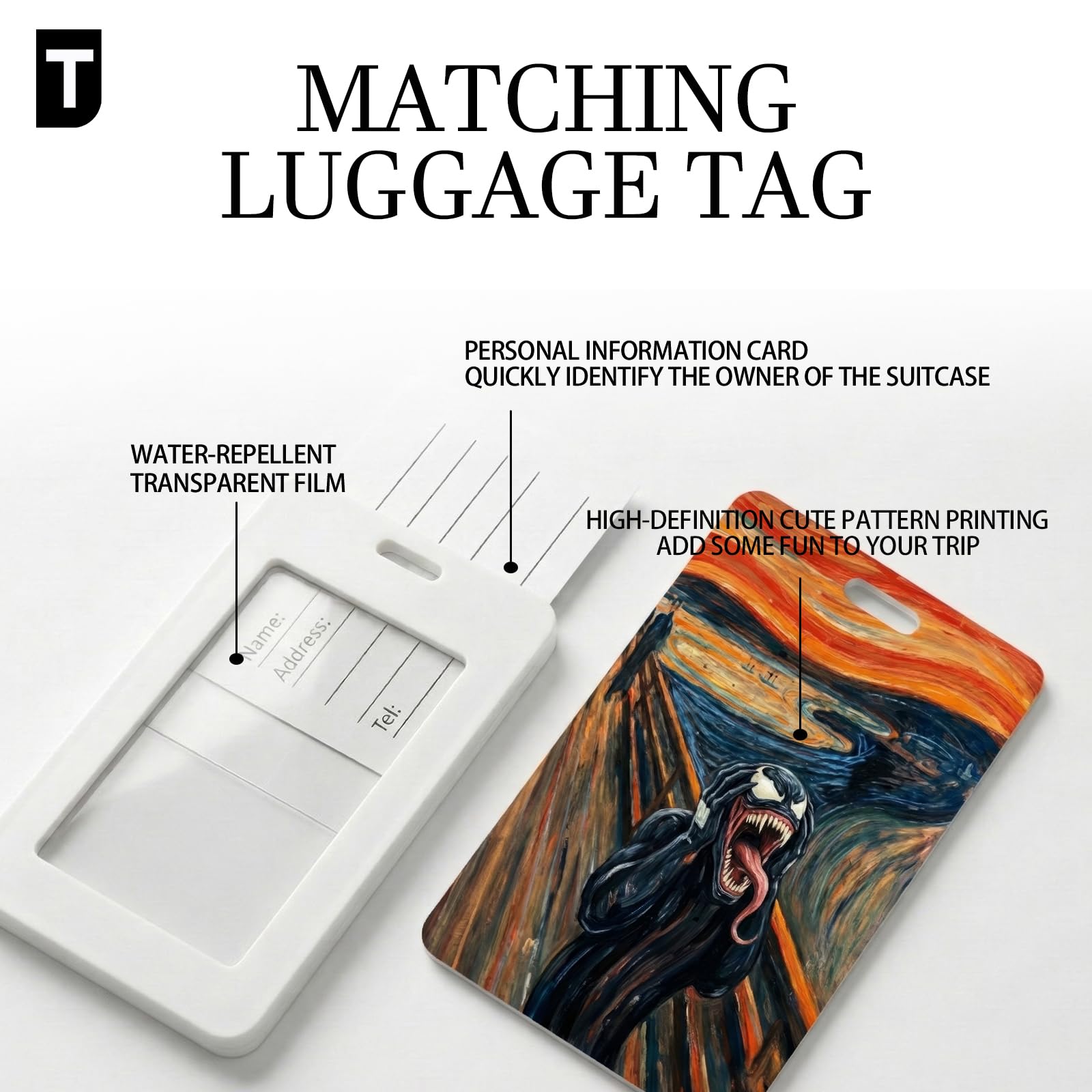 2 fundas divertidas para pasaporte para padres, Naranja, Fresco