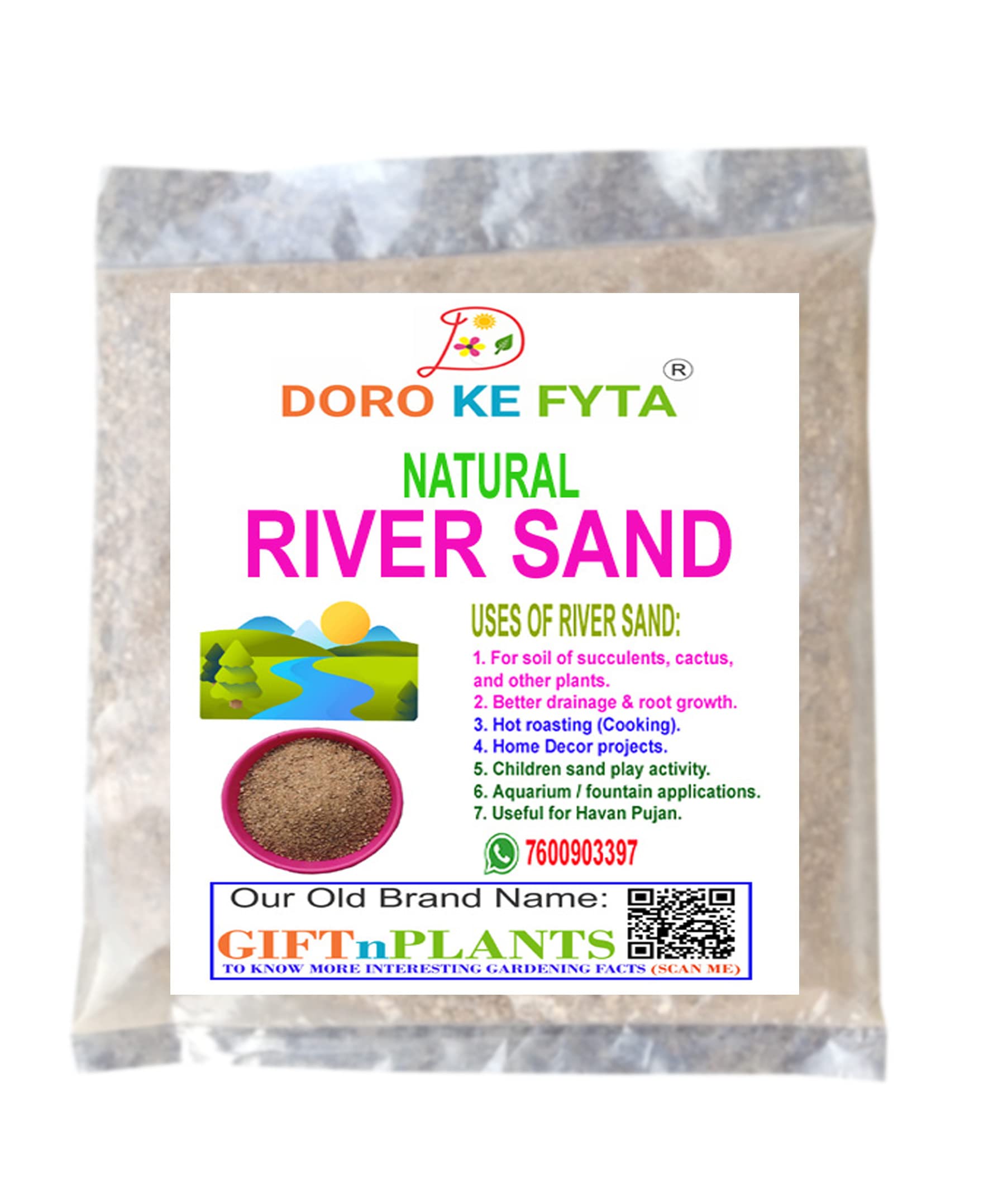 DORO KE FYTA Natural (Mix) River Sand for Gardening, Without Sorting (1.8 Kg) (B09QRLXT4J) Amazon Price History, Amazon Price Tracker