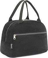 Vista 24 de Bolsa de almuerzo aislada FlowFly - Bolsa de asas organizadora para mujeres/hombres, Alpaca