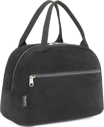 Miniatura 25 de Bolsa de almuerzo aislada FlowFly - Bolsa de asas organizadora para mujeres/hombres, Café