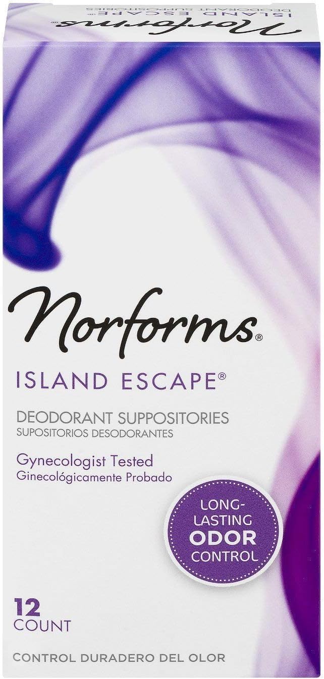 Suppositories Island Escape 12 Each (Pack of 4)