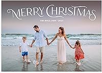 Vista 15 de Let's Make Memories - Tarjetas navideñas personalizadas con sobres, tarjetas navideñas de 5 x 7 pulgadas, sobres blancos, Colorful Lights