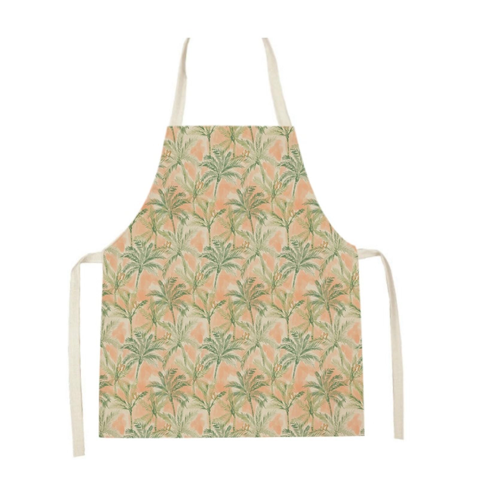 Cocina Cocina Delantal Para Hornear Estampado Floral Delantal Cocina Impermeable Resistente A Las Manchas Delantal Restaurante Cantina Cafetería Camarero Uniforme De Trabajo