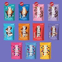 Vista 6 de UNREAL Tazas de mantequilla de almendras de chocolate oscuro, 0.53 onzas de azúcar, certificado vegano, sin gluten, comercio justo, sin OMG, sin