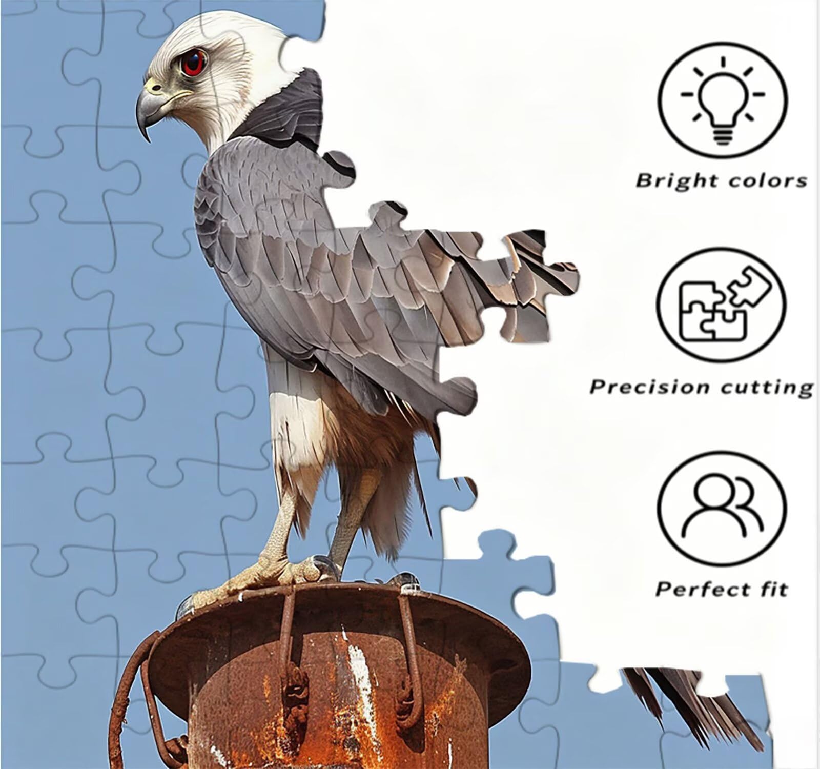 Puzzle 4000 sztuk, orzeł brązowy puzzle dla dorosłych gra edukacyjna puzzle dla dorosłych, zabawne, wymagające zajęcia rodzinne, dekoracja ścienna, prezenty R1KH-948