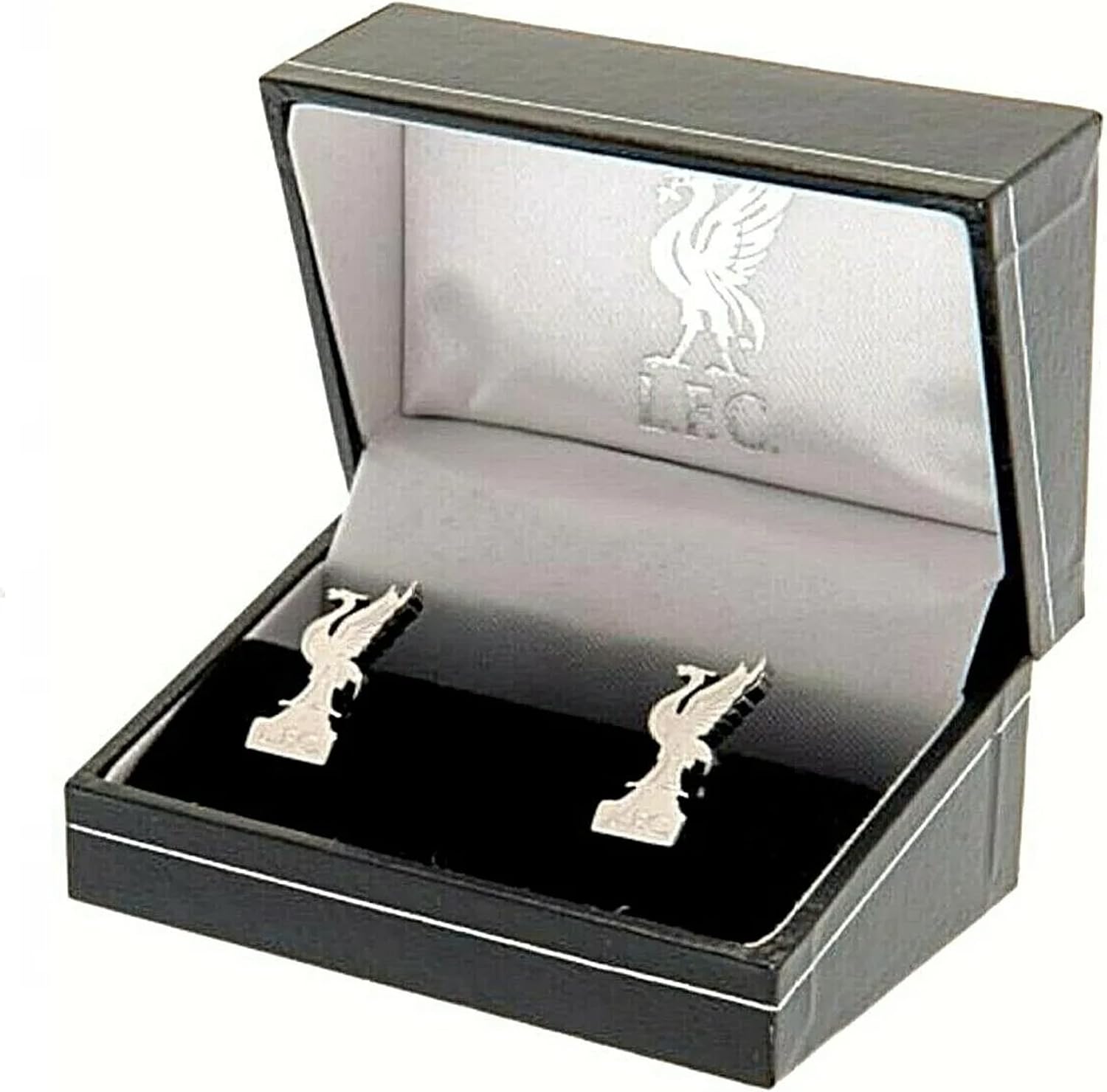 Liverpool FC Stainless Steel Cufflinks (One Size) (Silver)