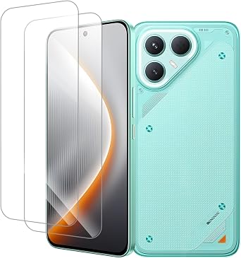 2 Pack Tempered Glass Screen Protector Compatible with Tecno Pova 7 Pro 5G 6.78 inch Protective Film Anti-Scratch HD Clear Bubble Free & Easy Installation