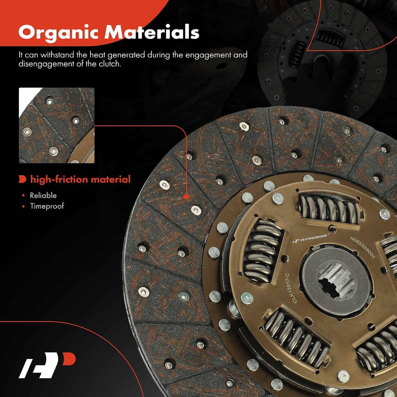 A-Premium Transmission Clutch Kit with Flywheel Compatible with Ford F-150 1997-2003/2005-2008, F-150 Heritage 2004, 4.2L