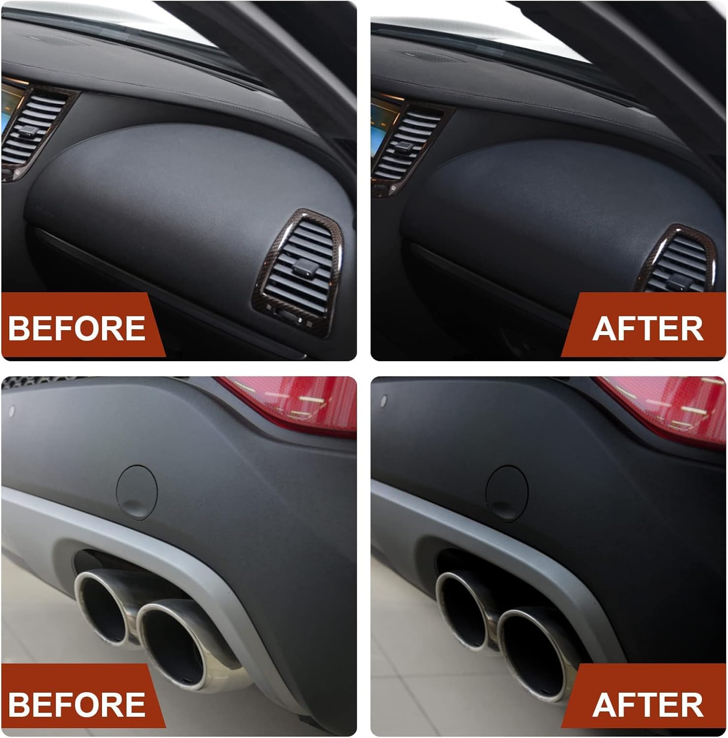 Homezo Plastic Restorer, Homezo Plastic Cleaner Restorer, Icpastuntent Car Rubber Plastic Refurbish, Plastic Parts Refurbish Agent-Make Your Car Shine Like New (10ML)