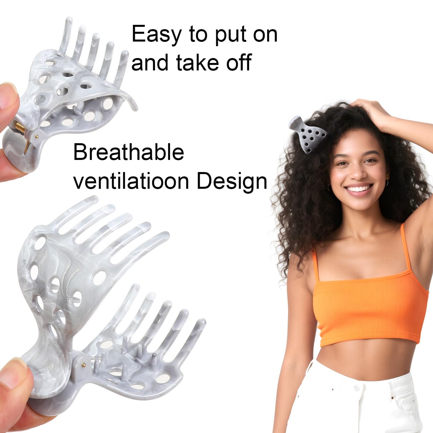 10 Hair Volume Clip for Styling,Root Claw Clips for Women Curly Thick Hair, Root Liffter for Curl Hair image 5