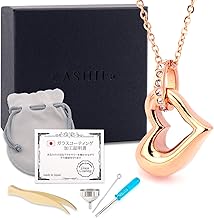 Genuine Product Bone Memorial Pendant Heart Hand-held Memorial Set Included Metal Allergy Friendly Safe All 3 Colors Made in Japan Bone Capsule Bone Holder Bone Necklace Bone Accessory