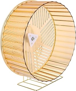 Ipetboom 2 Peças Fita Dourada Pequeno Ouriço Esportes Pequena Chinchila Roda De Corrida Pequena Roda De Hamster Roda De Hamster Suprimentos Roda De Rato Estável Roda De Rato De Liga Muda